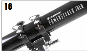 Celestron - PowerSeeker 70EQ - Как использовать - Шаг 16 Как использовать - Шаг 16