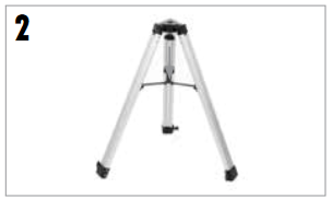 Celestron - PowerSeeker 70EQ - Как использовать - Шаг 2 Как использовать - Шаг 2