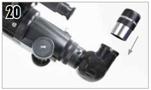 Celestron - PowerSeeker 70EQ - Как использовать - Шаг 20 Как использовать - Шаг 20