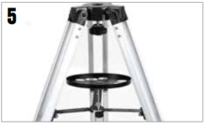 Celestron - PowerSeeker 70EQ - Как использовать - Шаг 5 Как использовать - Шаг 5