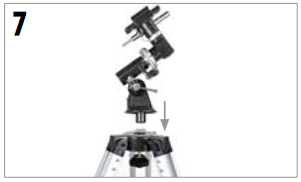 Celestron - PowerSeeker 70EQ - Как использовать - Шаг 7 Как использовать - Шаг 7