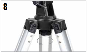 Celestron - PowerSeeker 70EQ - Как использовать - Шаг 8 Как использовать - Шаг 8