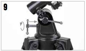 Celestron - PowerSeeker 70EQ - Как использовать - Шаг 9 Как использовать - Шаг 9