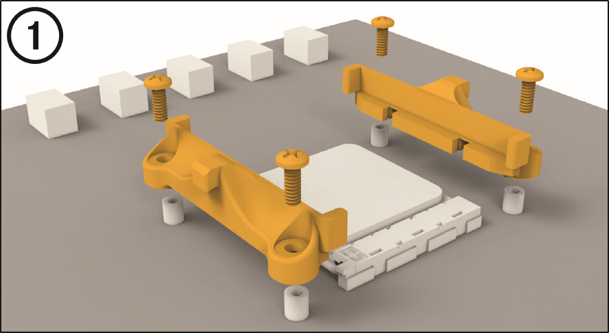 BE QUIET! - DARK ROCK SLIM - AMD: AM4 орнату - 1-қадам AMD: AM4 орнату - 1-қадам