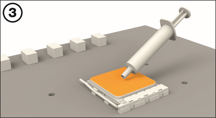 BE QUIET! - DARK ROCK SLIM - AMD: AM4 орнату - 3-қадам AMD: AM4 орнату - 3-қадам