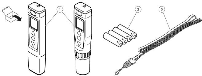 Hach - Pocket Pro - Tuotteen osat Tuotteen osat