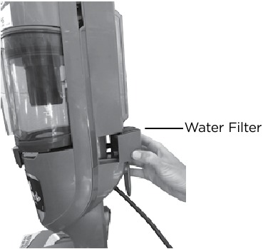 Bissell - Vac & Steam 1977N - Para substituir o filtro Para substituir o filtro