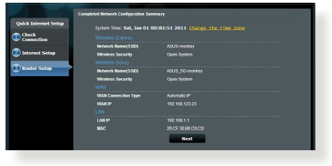 Asus - RT-AC52U B1 - Een thuisnetwerk instellen - Routermodus - Stap 3 Een thuisnetwerk instellen - Routermodus - Stap 3