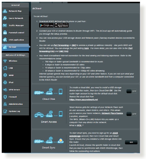 Asus - RT-AC52U B1 - AiCloud gebruiken AiCloud gebruiken