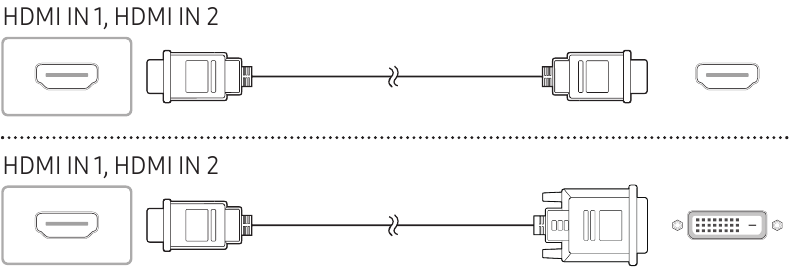 Samsung - OM32H - Video qurilmaga ulanish Video qurilmaga ulanish