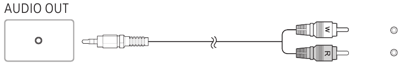 Samsung - OM32H - Audio tizimga ulanish Audio tizimga ulanish