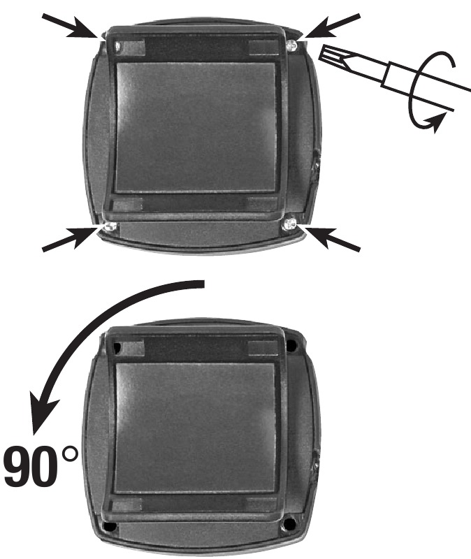 Ciclosport - CicloMaster CM 4.2 - Τοποθέτηση - Αλλαγή προσανατολισμού τοποθέτησης βάσης Τοποθέτηση - Αλλαγή προσανατολισμού τοποθέτησης βάσης