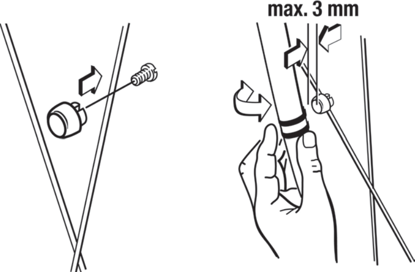 Ciclosport - CicloMaster CM 4.2 - Τοποθέτηση - Εγκατάσταση του μαγνήτη Τοποθέτηση - Εγκατάσταση του μαγνήτη