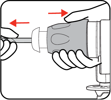 Ozito - RHD-4100 - Utilizzo degli ACCESSORI SDS+ - Passaggio 6 Utilizzo degli ACCESSORI SDS+ - Passaggio 6