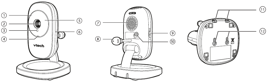 VTech - LM808-1W - Go'dak qurilmasiga umumiy nuqtai Go'dak qurilmasiga umumiy nuqtai