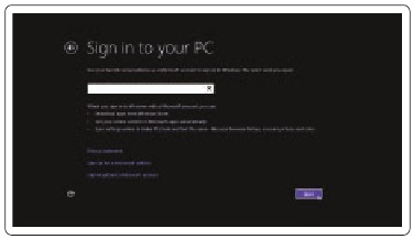 Dell - OptiPlex 7040M - Windows 8.1 - Conectarea la contul Microsoft Windows 8.1 - Conectarea la contul Microsoft