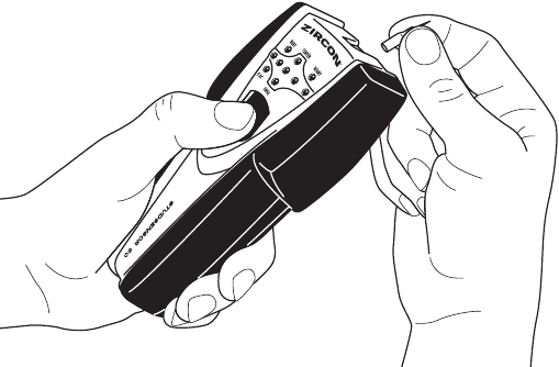 Zircon - StudSensor 70 - БЕЛГІЛЕУІШ ҰШТАРЫН АУЫСТЫРУ БЕЛГІЛЕУІШ ҰШТАРЫН АУЫСТЫРУ