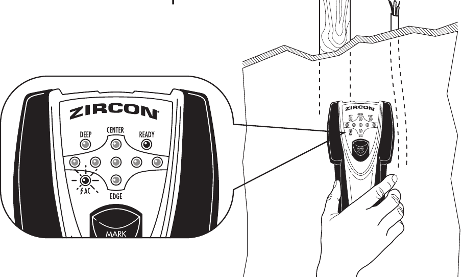 Zircon - StudSensor 70 - WIREWARNING АНЫҚТАУ WIREWARNING АНЫҚТАУ