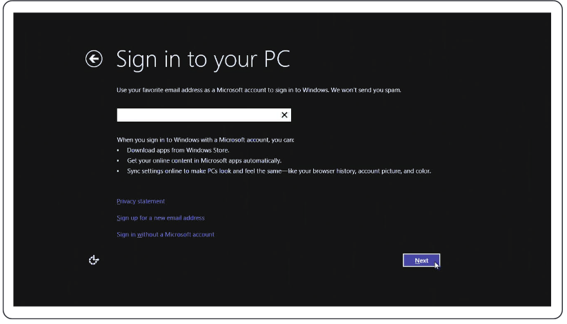 Dell - Inspiron 17 5000 Series - Zaloguj się na swoje konto Microsoft lub utwórz konto lokalne Zaloguj się na swoje konto Microsoft lub utwórz konto lokalne
