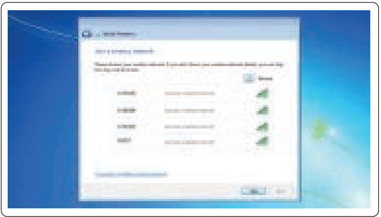 Dell - OptiPlex 3050 Tower - Windows 7 - Kuunganisha kwenye mtandao wako Windows 7 - Kuunganisha kwenye mtandao wako