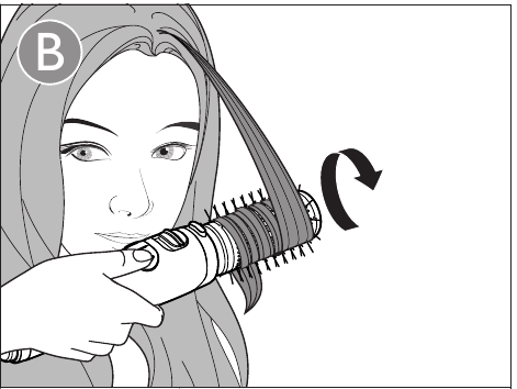 Philips - HP8668 - Ułóż fale/dodaj objętość włosom Ułóż fale/dodaj objętość włosom