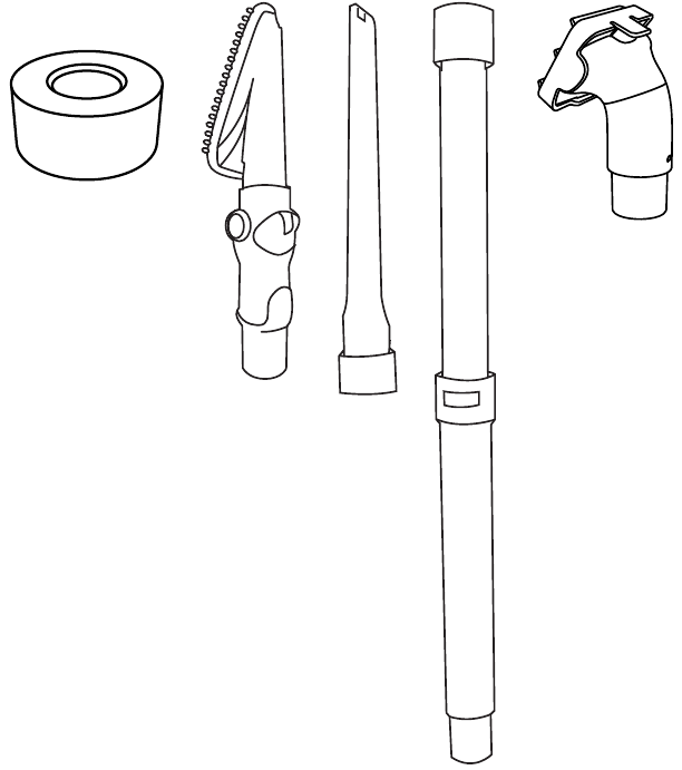 Hoover - ELITE SWIVEL XL PET UH75250 - UTILIZAÇÃO DO TUBO E DAS FERRAMENTAS - Passo 2 UTILIZAÇÃO DO TUBO E DAS FERRAMENTAS - Passo 2