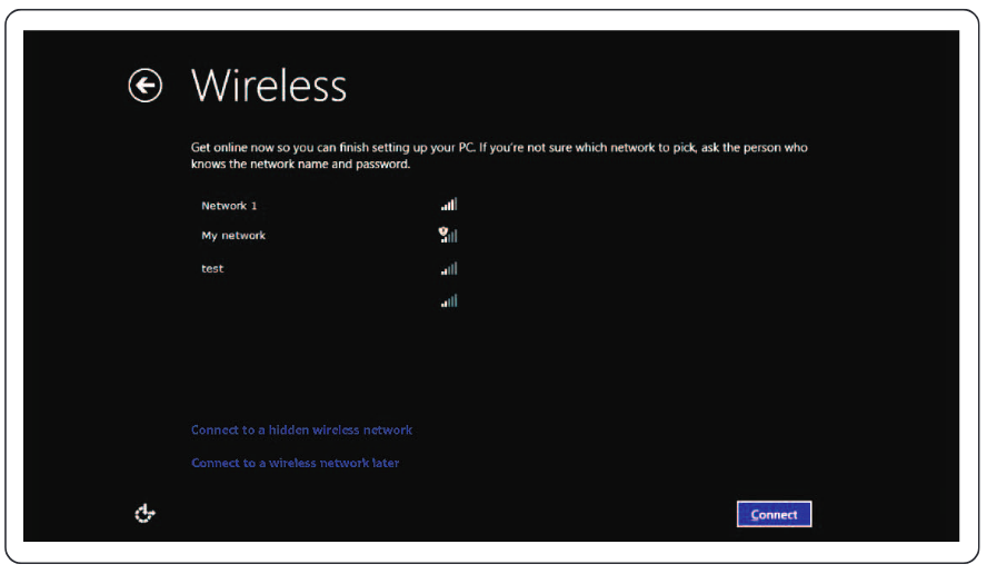 Dell - Inspiron 11 3000 Series - Conectați-vă la rețea Conectați-vă la rețea