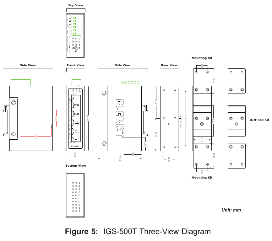 Planet - IGS-500T - Three-View Diagram - Part 1 Three-View Diagram - Part 1