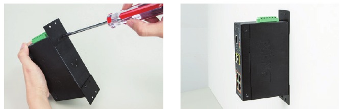 Planet - IGS-500T - Wall-mount Plate Mounting Wall-mount Plate Mounting