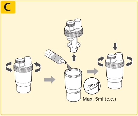Rossmax - NH60 - Zostavenie súpravy nebulizátora Zostavenie súpravy nebulizátora