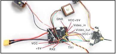 Eachine - Novice IV - Flight controller connection diagram Flight controller connection diagram