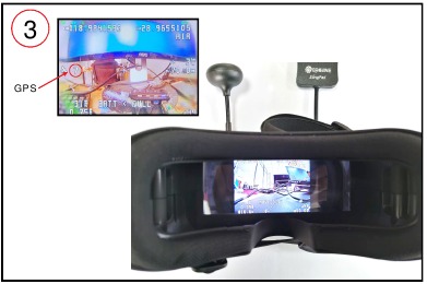Eachine - Novice IV - Start FPV Flight - Step 3 - Turn on the goggles Start FPV Flight - Step 3 - Turn on the goggles