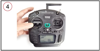 Eachine - Novice IV - Start FPV Flight - Step 4 - Arming Start FPV Flight - Step 4 - Arming