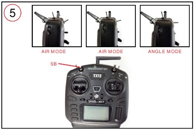 Eachine - Novice IV - Start FPV Flight - Step 5 - Change the flight mode Start FPV Flight - Step 5 - Change the flight mode