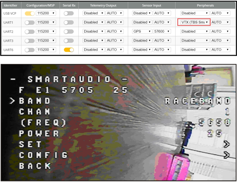 Eachine - Novice IV - VTX Channels setup VTX Channels setup