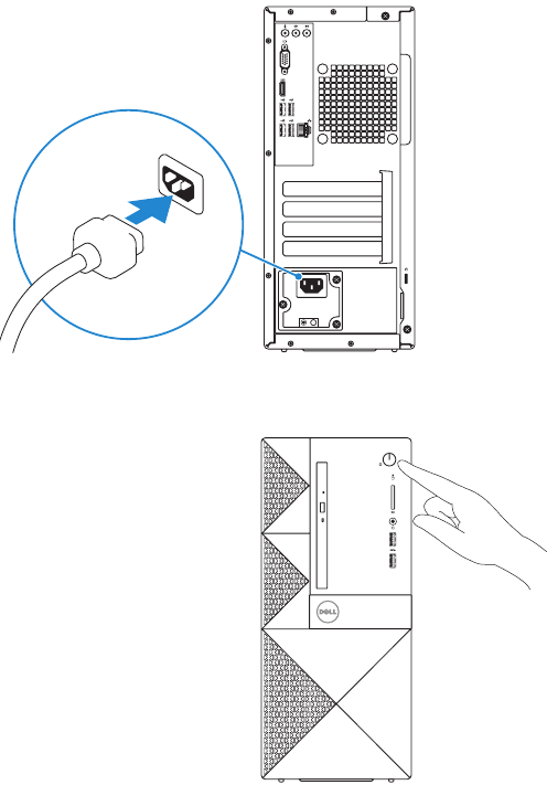 Dell - Vostro 3650 - Quvvatni yoqish Quvvatni yoqish