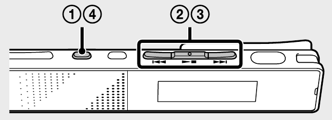 Sony - ICD-TX650 - Мәзір тілін таңдаңыз Мәзір тілін таңдаңыз