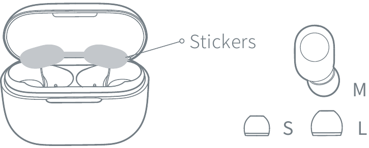 Haylou - GT5 - Primer Uso - Paso 1 - Retirar las pegatinas Primer Uso - Paso 1 - Retirar las pegatinas