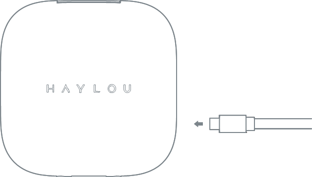 Haylou - GT6 - Jinsi ya Kuchaji - Hatua ya 2 Jinsi ya Kuchaji - Hatua ya 2