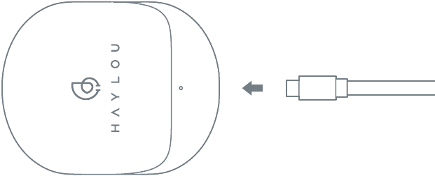 HAYLOU - X1 Pro - Como Carregar Como Carregar