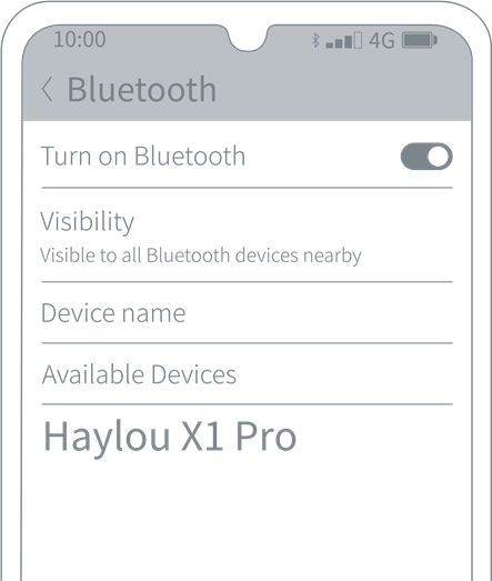 HAYLOU - X1 Pro - Como Ligar Como Ligar