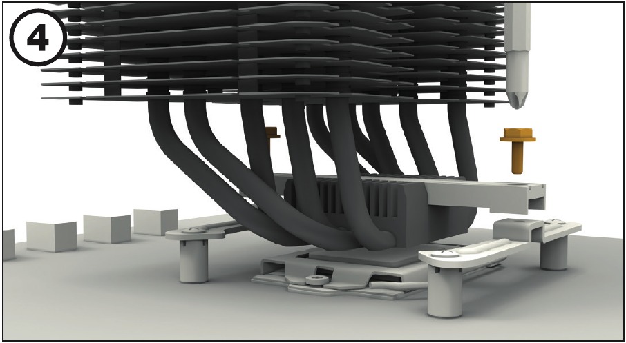 BE QUIET! - SHADOW ROCK 3 - Intel LGA 1700/1200/115 - Montaż chłodzenia procesora Intel LGA 1700/1200/115 - Montaż chłodzenia procesora