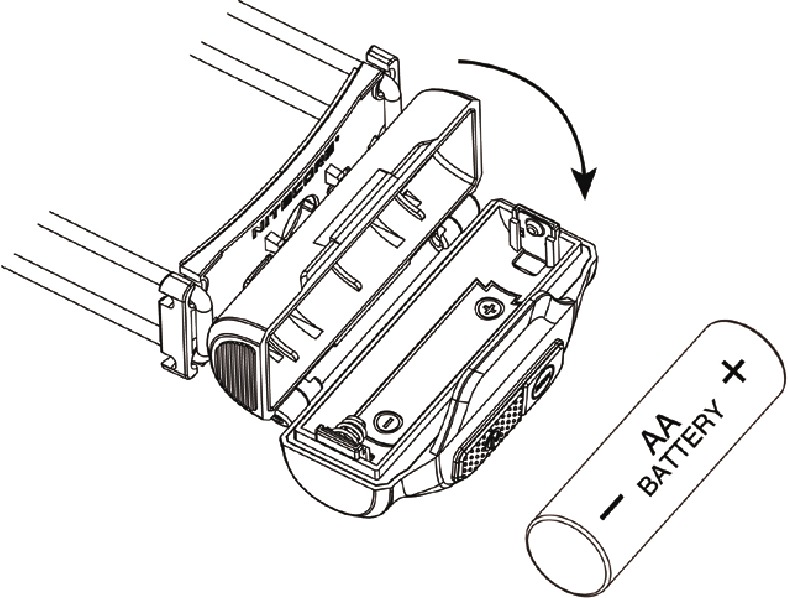 Nitecore - HA11 - Batteriinstallasjon / Fjerning Batteriinstallasjon / Fjerning