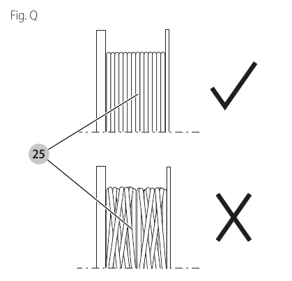 CRAFTSMAN - CMCST930P1 - Rebobinado del carrete desde la línea a granel - Paso 2 Rebobinado del carrete desde la línea a granel - Paso 2
