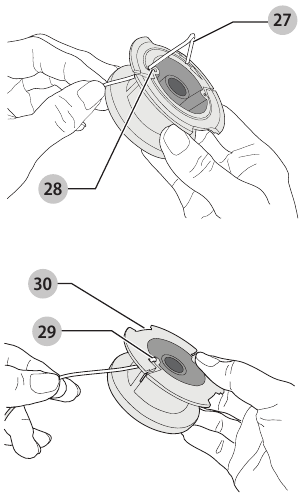 CRAFTSMAN - CMCST910M1 - Rebobinado del carrete a partir de hilo a granel Rebobinado del carrete a partir de hilo a granel