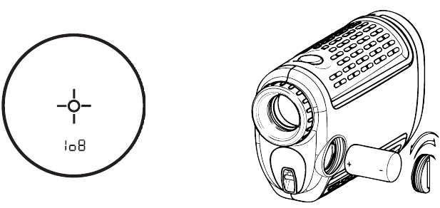 Bushnell - Tour V2 - INSERCIÓN DE LA BATERÍA INSERCIÓN DE LA BATERÍA