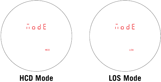 Vortex - Viper HD 3000 - Zgjidhni Midis Mënyrave HCD dhe LOS Zgjidhni Midis Mënyrave HCD dhe LOS