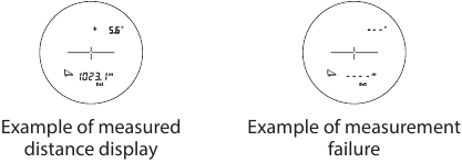 Nikon - LASER 30 - Einzelmessung - Beispiele Einzelmessung - Beispiele