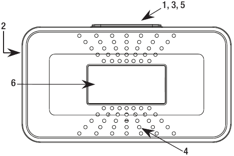 First Alert - CO710 - AS PEÇAS DO SEU DISPOSITIVO AS PEÇAS DO SEU DISPOSITIVO