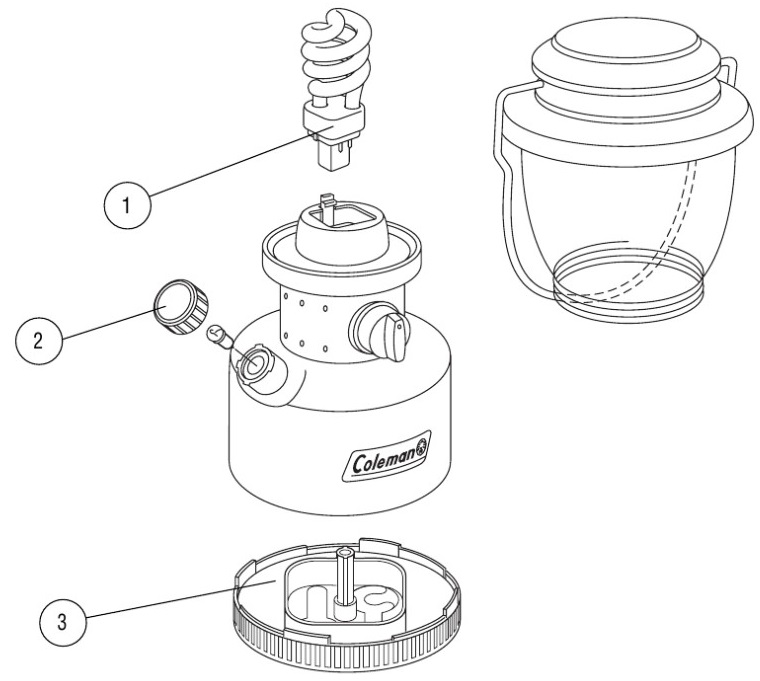 Coleman - 5312 Series - PARÇA LİSTESİ PARÇA LİSTESİ